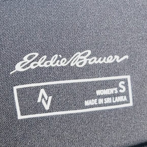 Eddie Bauer Black Knot Front Sleeveless Dress Small Julia Outdoor Golf Travel - Picture 5 of 8